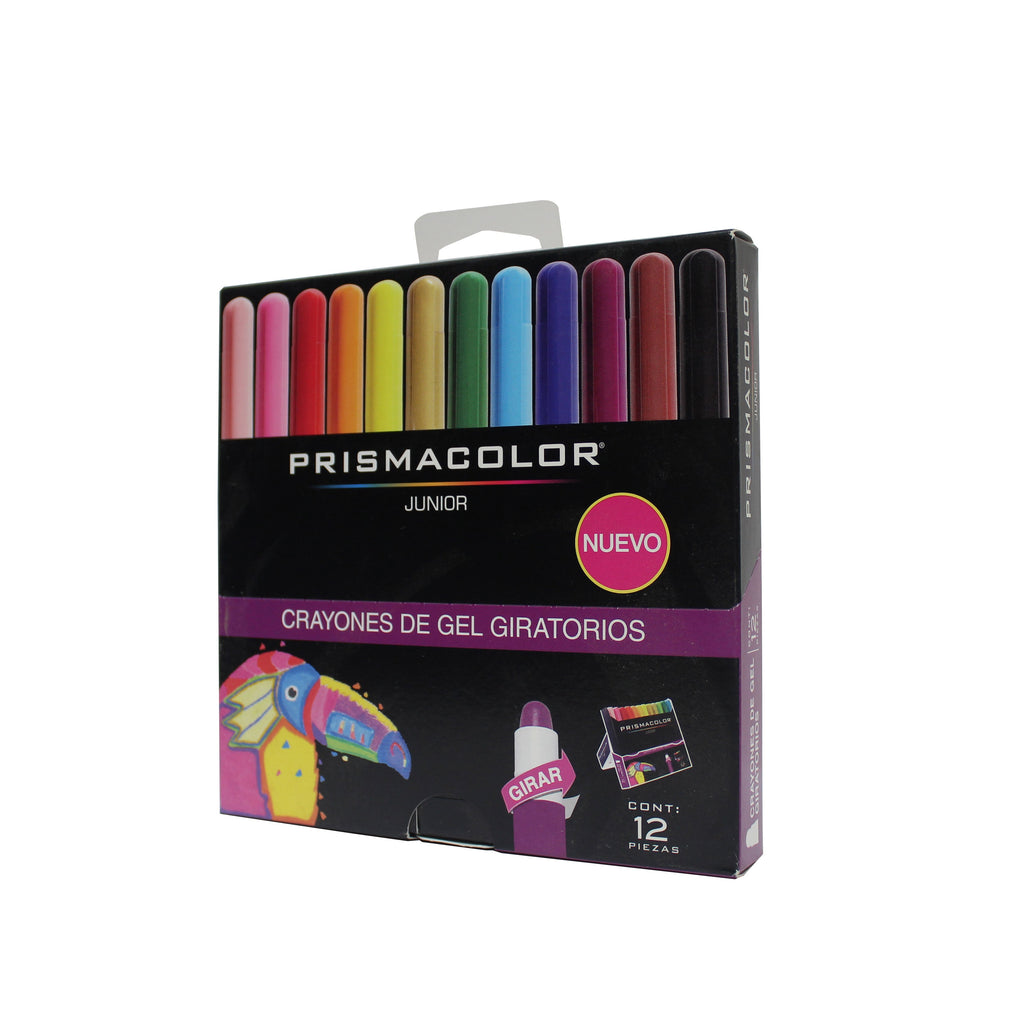 Crayones Gel Redondo 12 piezas Prismacolor