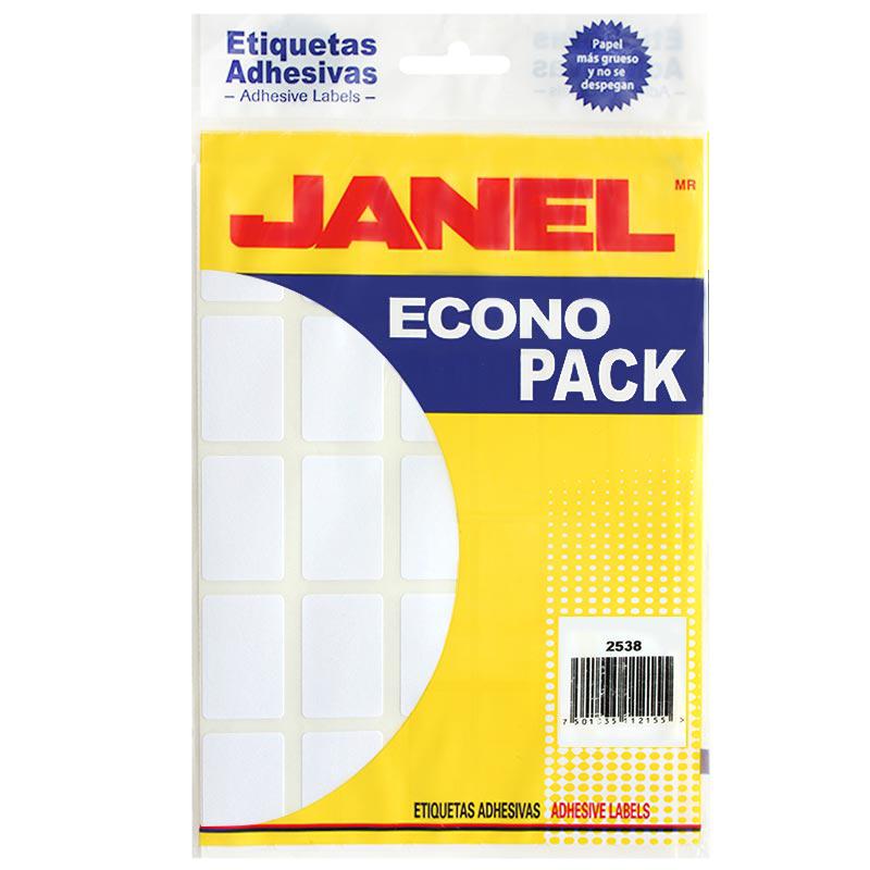 Etiqueta Adhesiva Econopack Blanca #7 25 x 38 mm Janel