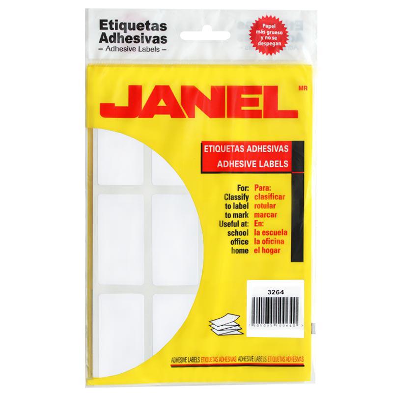 Etiqueta Adhesiva Econopack Blanca #24 32 x 64 mm Janel