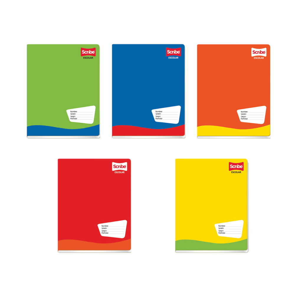 Cuaderno Grapa Francés Doble Raya 50 hjs Scribe