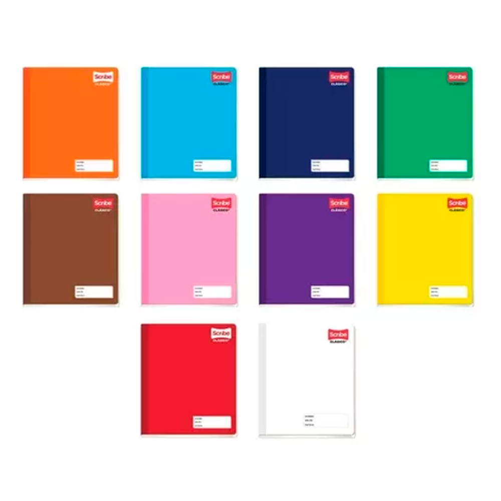 Cuaderno Cosido Colegial Raya 100 hjs Clásico Scribe