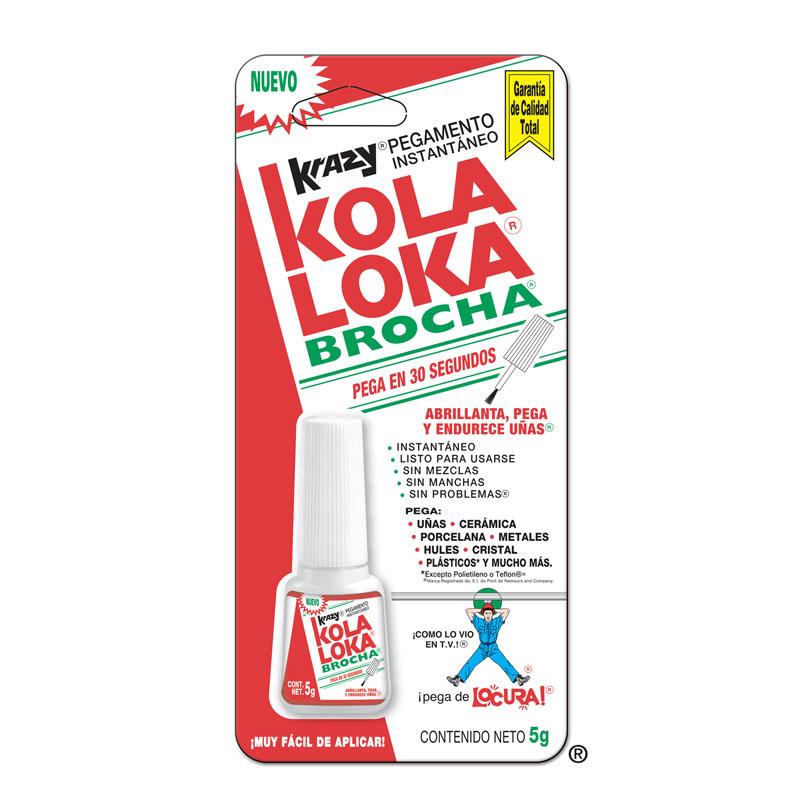 Pegamento Brocha Transparente 5 grs Blíster Kola Loka