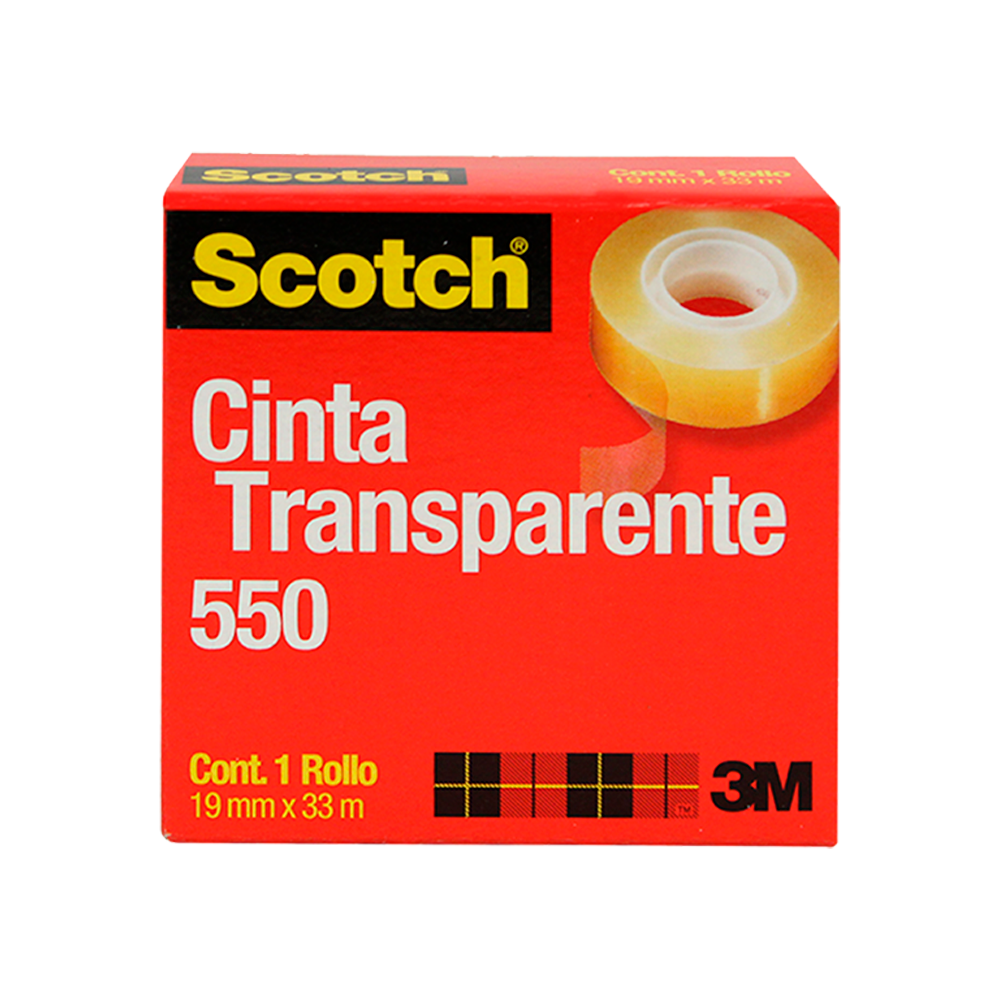 Cinta Adhesiva 19 x 33 #550 Scotch 3M