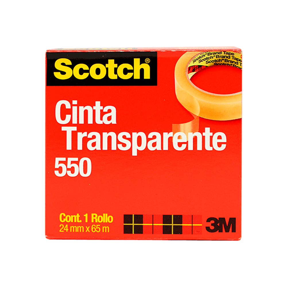 Cinta Adhesiva 24 x 65 #550 Scotch 3M