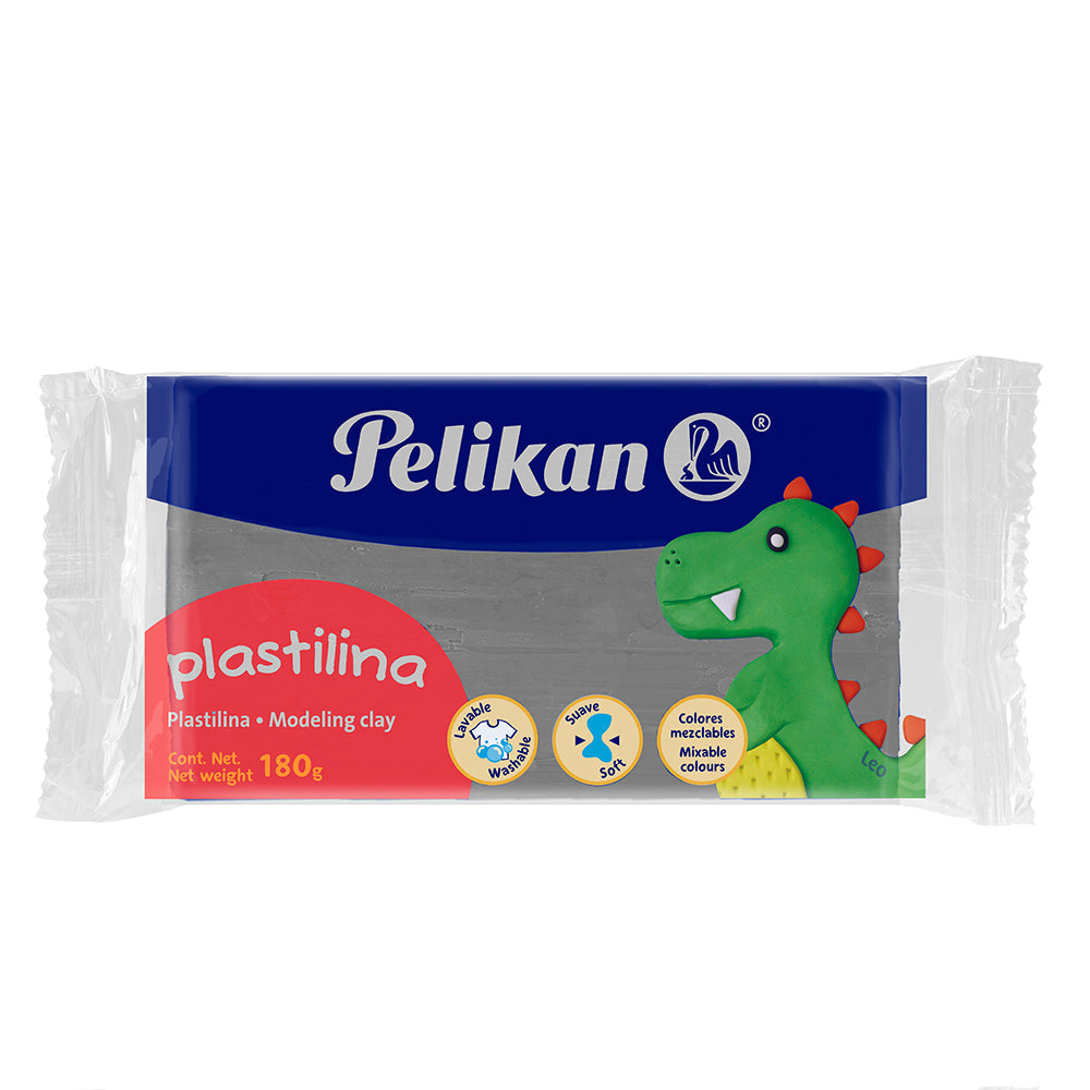 Plastilina Marqueta Gris 180 grs Pelikan