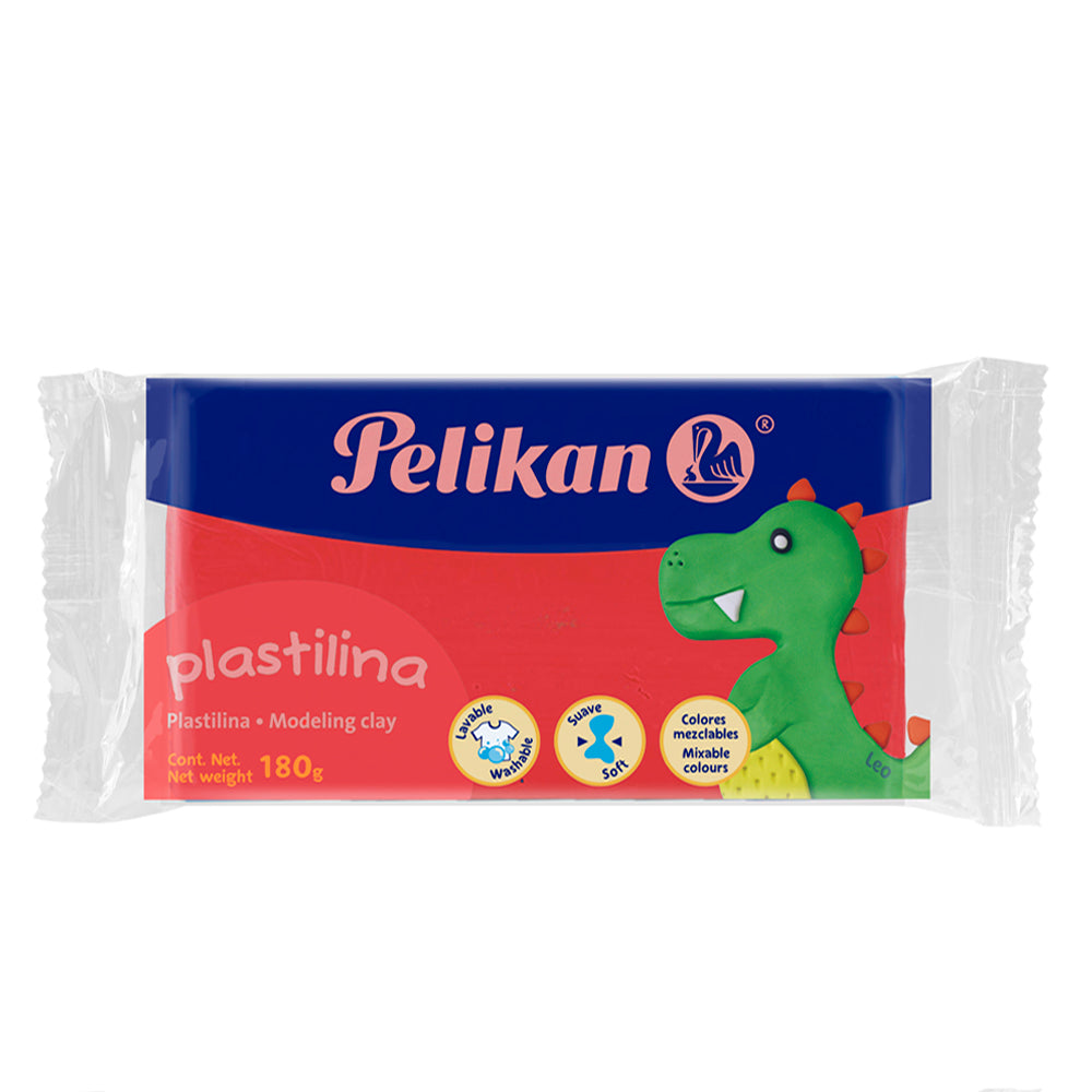 Plastilina Marqueta Rojo 180 grs Pelikan