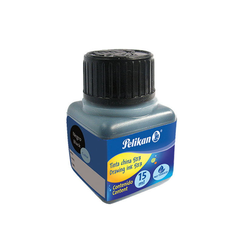 Tinta China 523 Negra 15 ml Pelikan