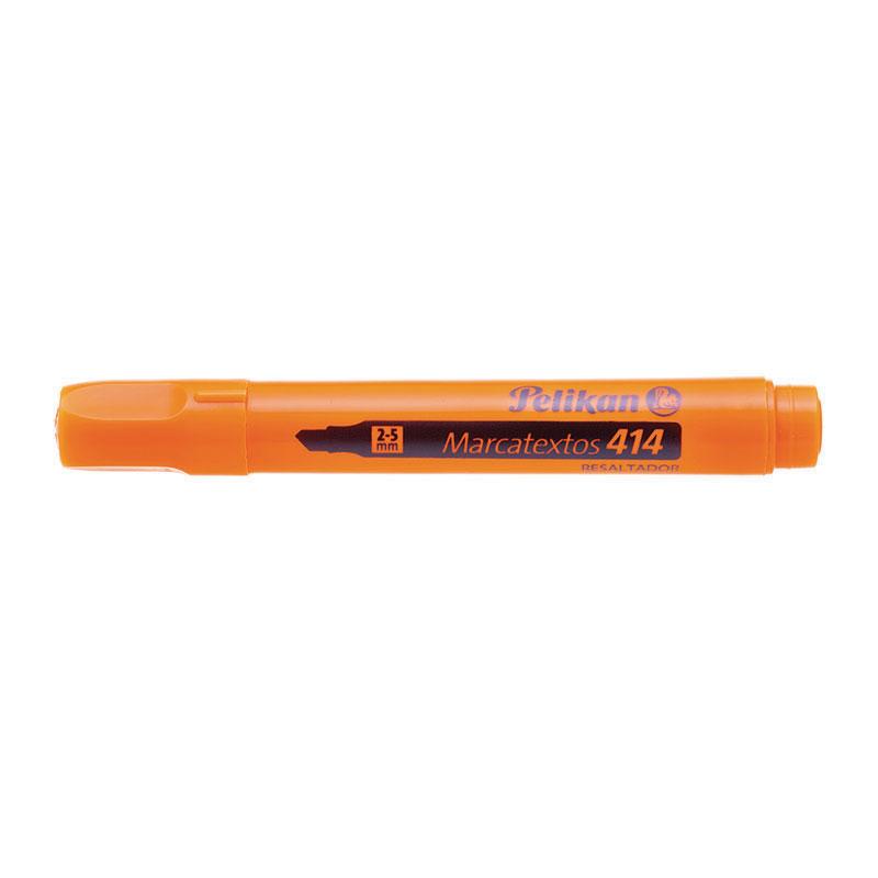 Marcatextos Grueso Naranja #414 Pelikan