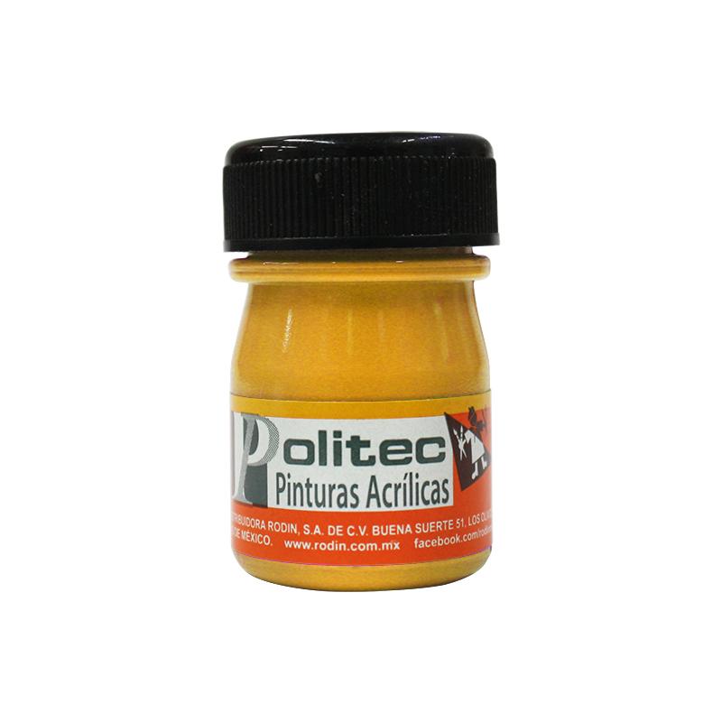 Pintura Acrilica Oro 20 ml Politec Bote Rodin