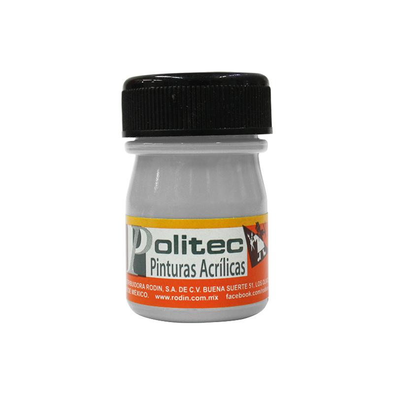 Pintura Acrílica Plata 20 ml Politec Bote Rodin