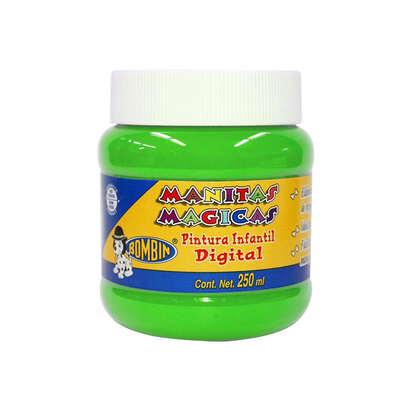 Pintura Digital Verde 250 ml Manitas Mágicas Bombin Rodin