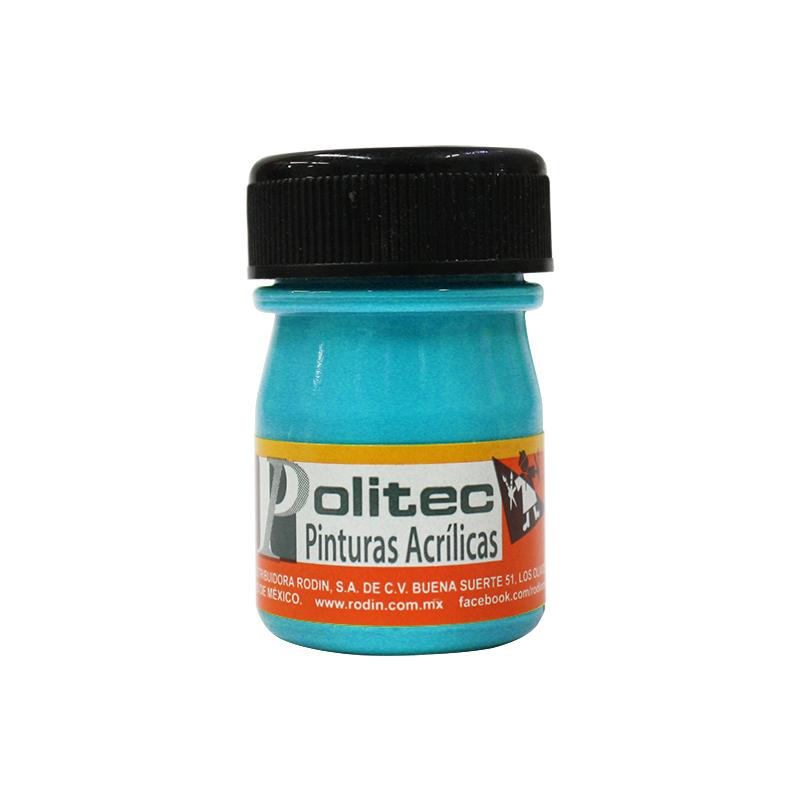 Pintura Acrílica Azul Celeste 20 ml Politec Bote Rodin