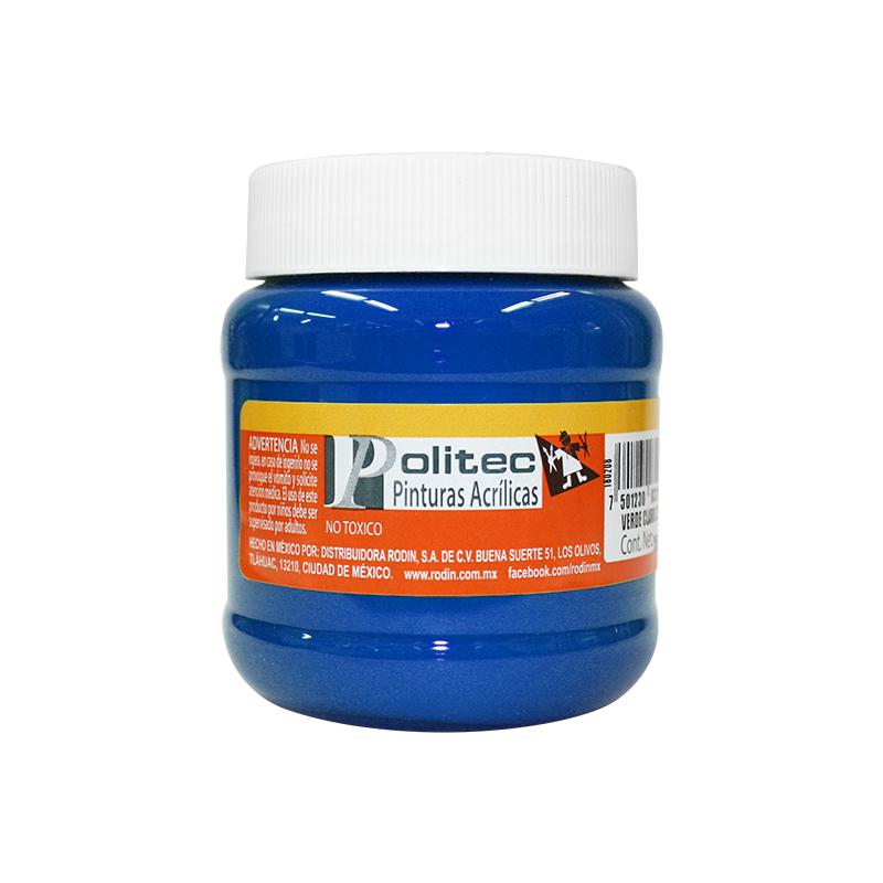 Pintura Acrílica Azul Ultramar 250 ml Politec Bote Rodin