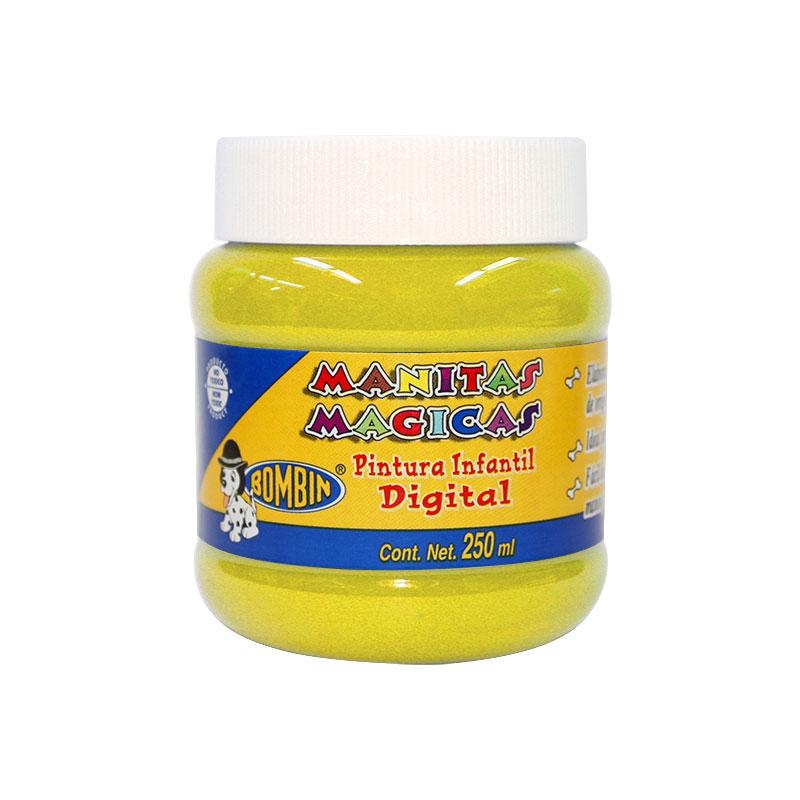 Pintura Digital Amarillo Pastel 250 ml Manitas Mágicas Bombin Bote Rodin