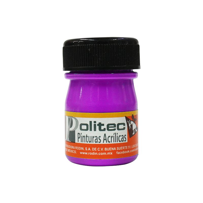 Pintura Acrílica Morado 20 ml Politec Bote Rodin