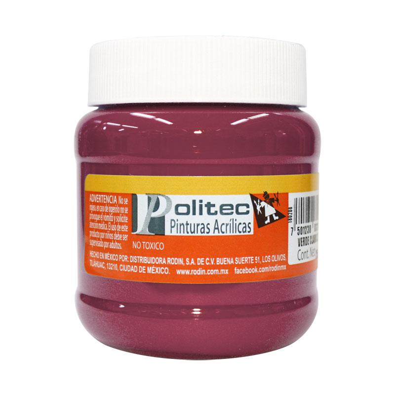 Pintura Acrílica Malva 250 ml Politec Bote Rodin