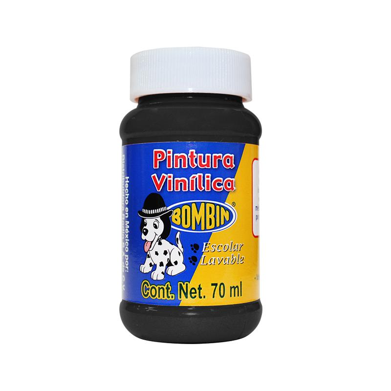 Pintura Vinilica Negro 70 ml Bombin Bote Rodin