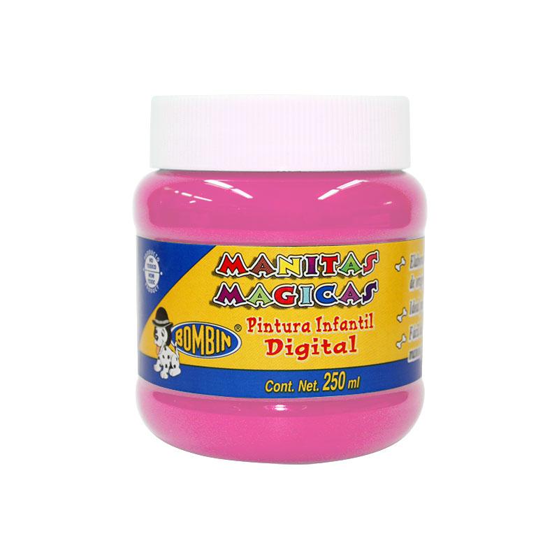 Pintura Digital Rosa Pastel 250 ml Manitas Mágicas Bombin Bote Rodin