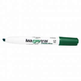 Marcador P/Pizarrón Verde Didáctico Magistral C/12 piezas Azor