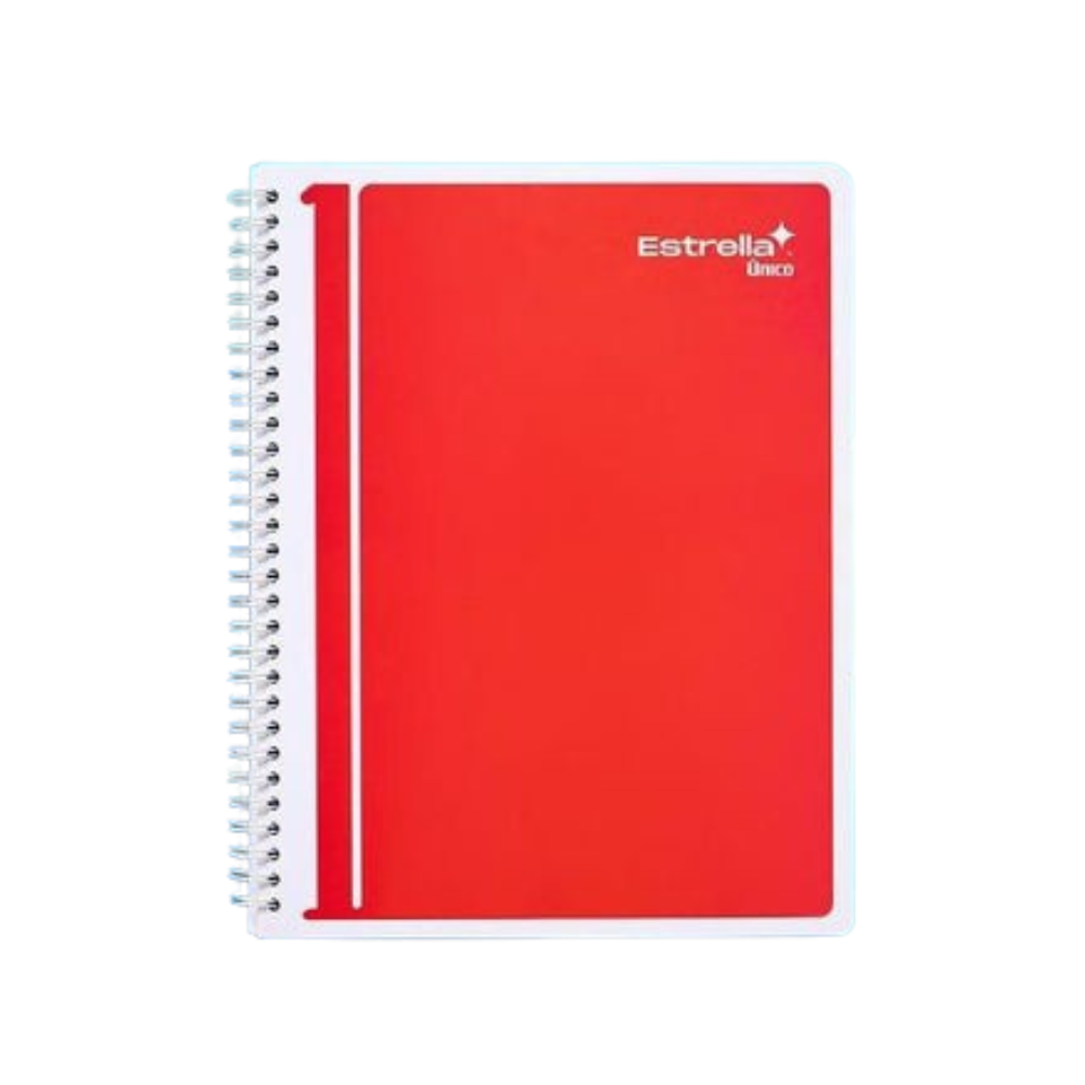 Cuaderno Profesional Doble Arillo Cuadro Grande Estrella