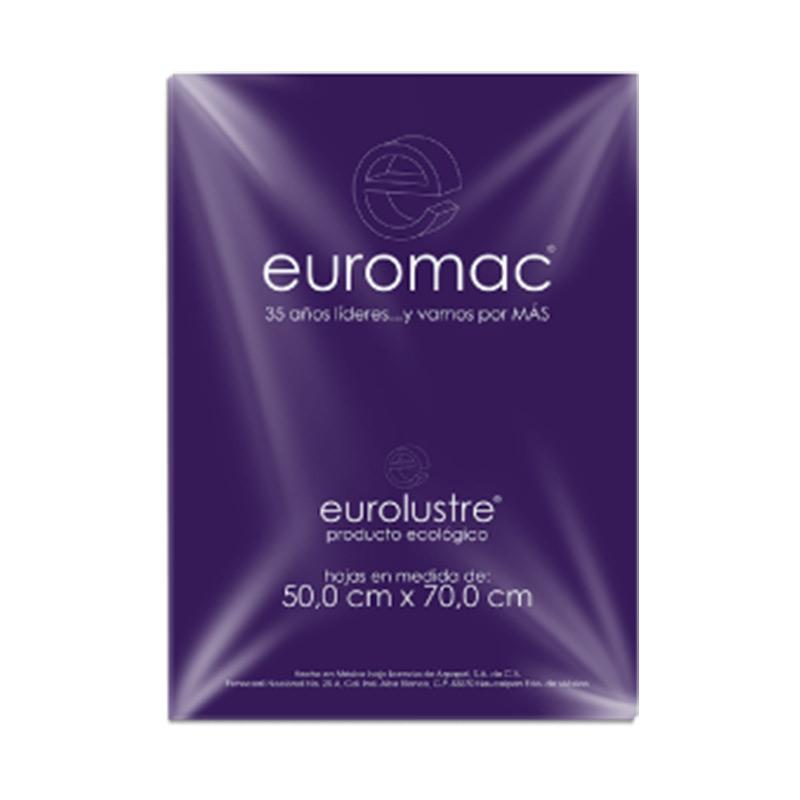 Papel Lustre Morado 50 x 70 cm Paquete/25 piezas Euromac Arpapel