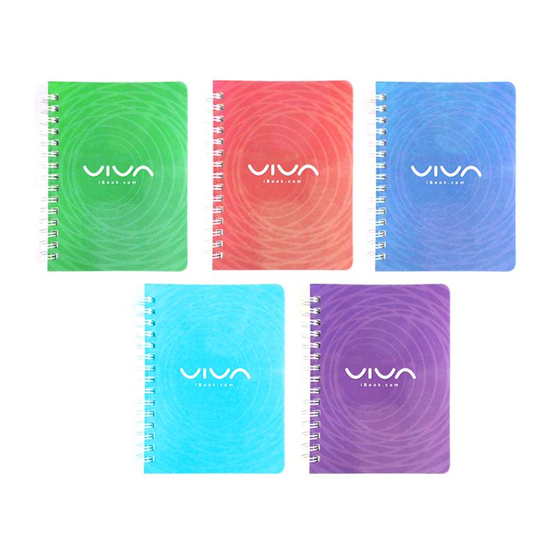 Cuaderno De Apuntes Doble Arillo Cuadro Grande 80 hjs Viva Ibook