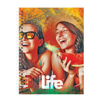 Cuaderno Profesional con Separador Doble Arillo Raya 200 hjs Life 2023 Ibook