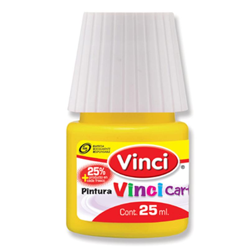 Pintura Cartel Amarillo Limón 25 ml Bote Vinci Dixon