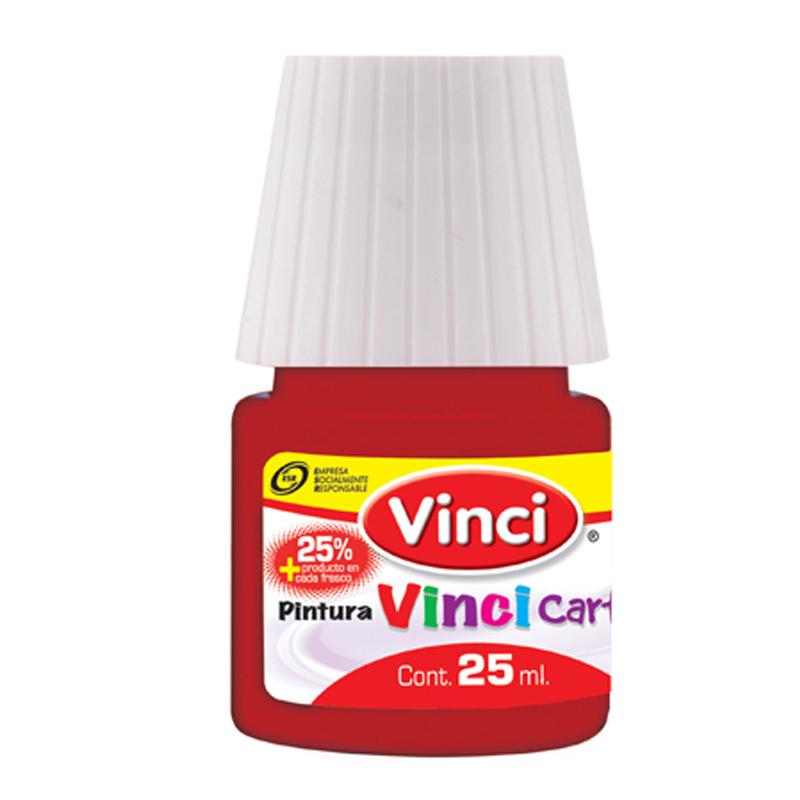 Pintura Cartel Carmín 25 ml Bote Vinci Dixon