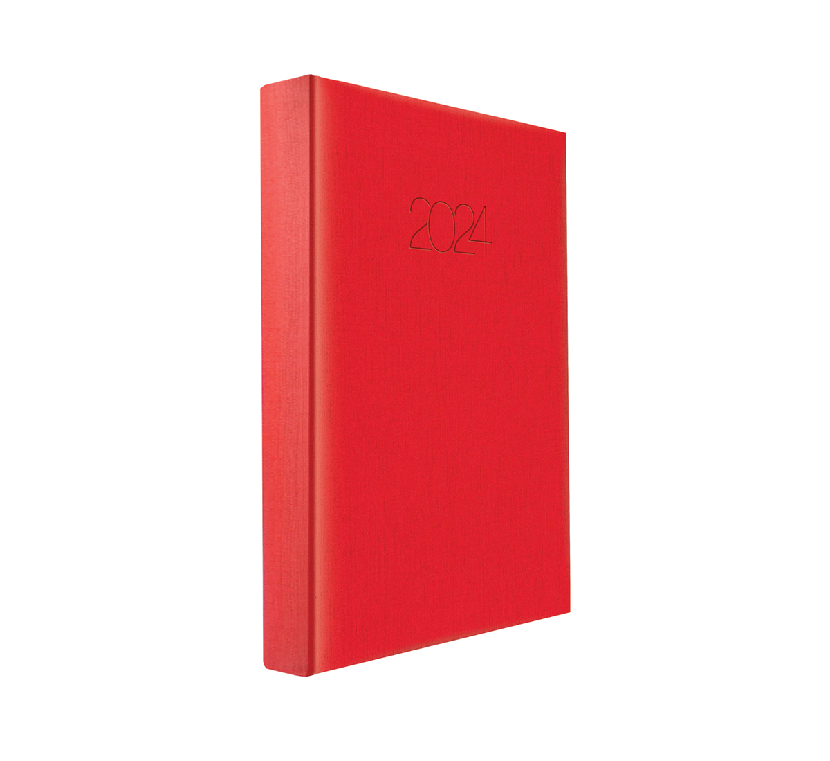 Agenda 2024 Diaria 14.5 x 20.5 cm Caribe Rojo Danpex