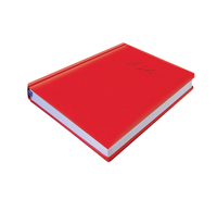 Agenda 2024 Diaria 14.5 x 20.5 cm Caribe Rojo Danpex