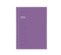 Agenda 2024 Diaria 14.5 x 20.5 cm Shot Morado Danpex