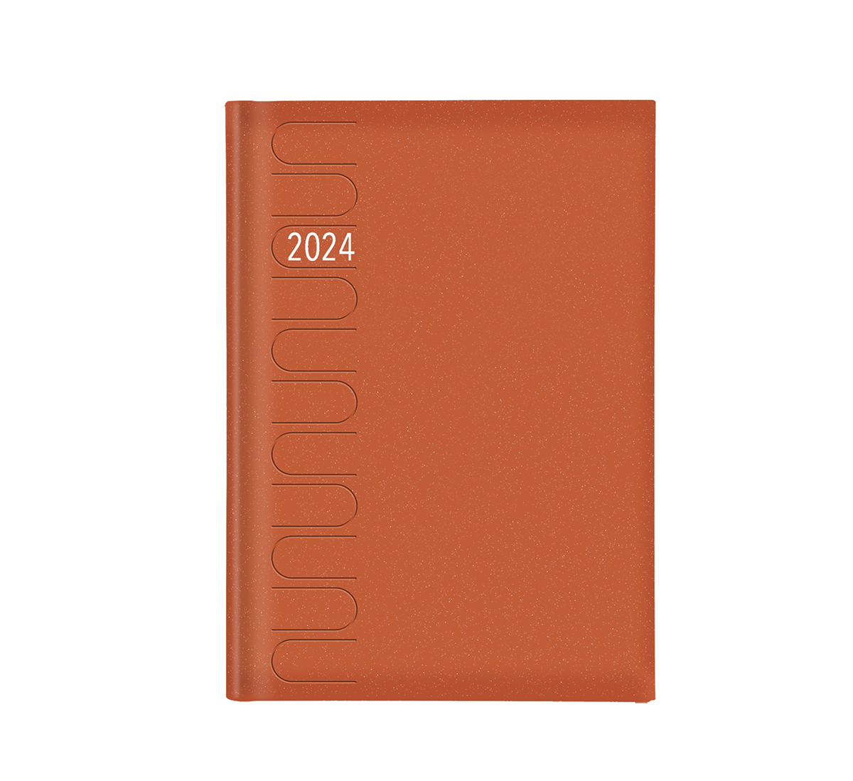 Agenda 2024 Diaria 14.5 x 20.5 cm Shot Naranja Danpex