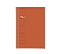 Agenda 2024 Diaria 14.5 x 20.5 cm Shot Naranja Danpex