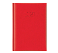 Agenda 2024 Semanal 17 x 24 cm Caribe Rojo Danpex