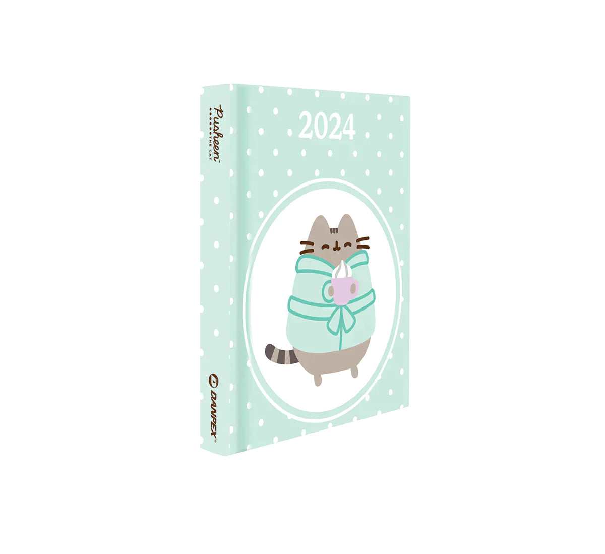 Agenda 2024 Diaria Pusheen Verde Danpex