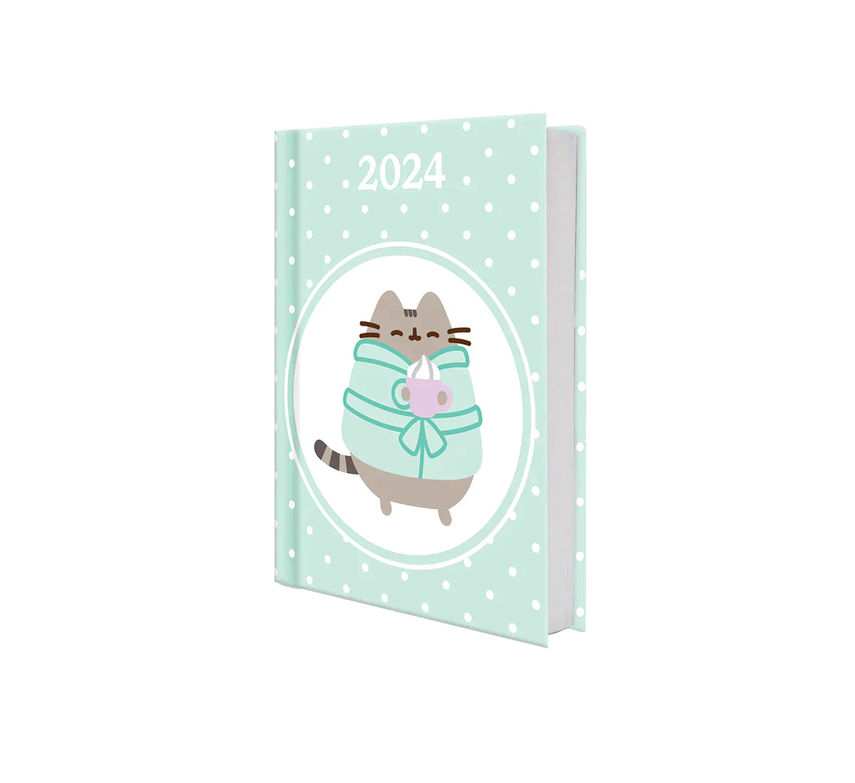 Agenda 2024 Diaria Pusheen Verde Danpex