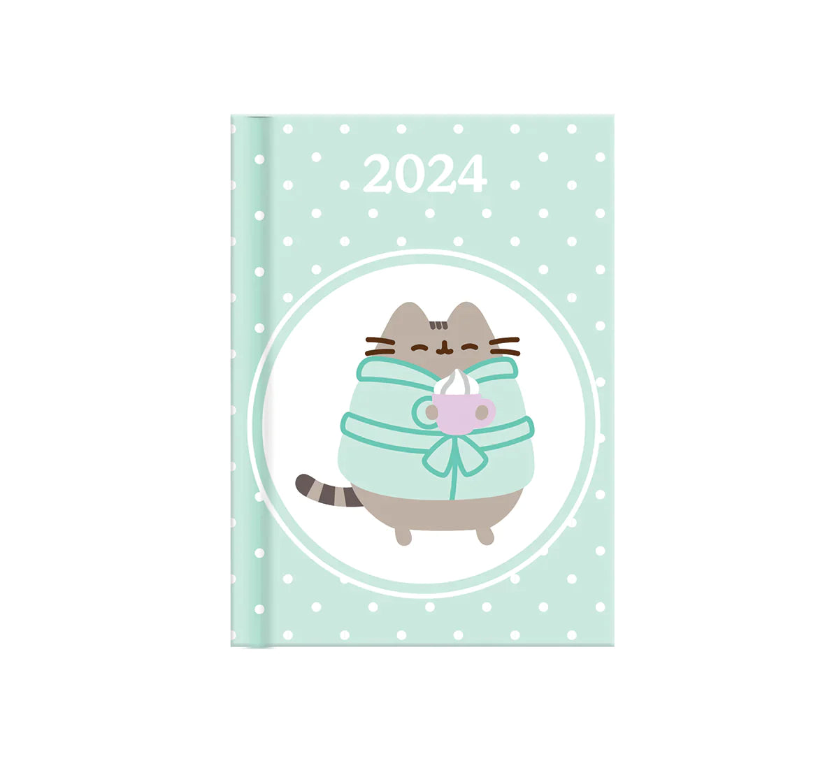 Agenda 2024 Diaria Pusheen Verde Danpex