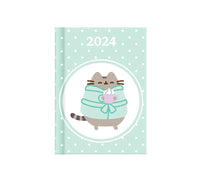 Agenda 2024 Diaria Pusheen Verde Danpex