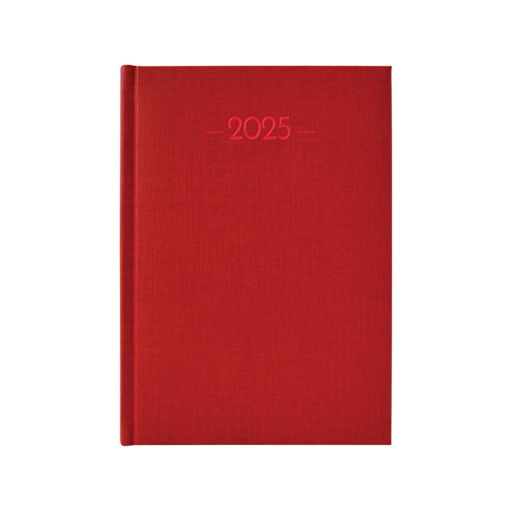 Agenda 2025 Diaria 14.5 x 20.5 Caribe Rojo Danpex