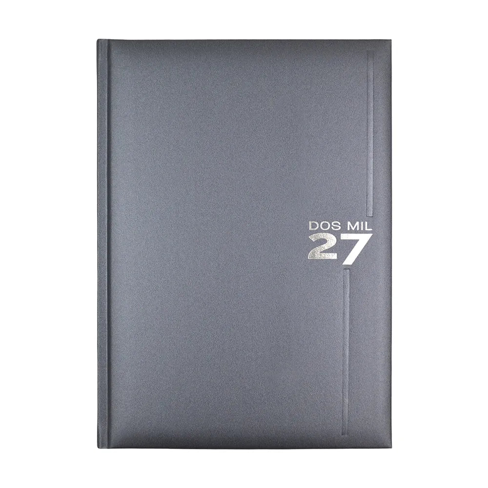 Agenda 2027 Diaria 14.5 x 20.5 Shot Grafito Danpex