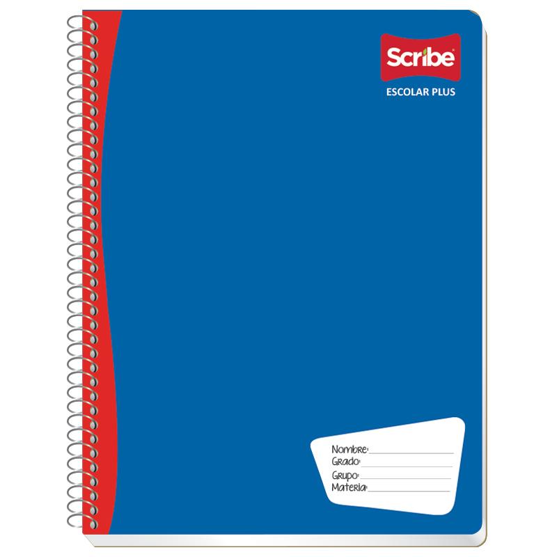 Cuaderno Profesional Espiral Raya 100 hjs Escolar Plus Scribe