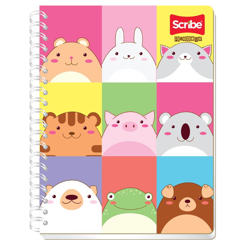 Cuaderno Profesional Doble Arillo Raya 90 hjs Picollage Scribe