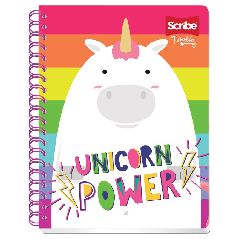 Cuaderno Profesional Doble Arillo Cuadro Grande 100 hjs Twinkle Scribe