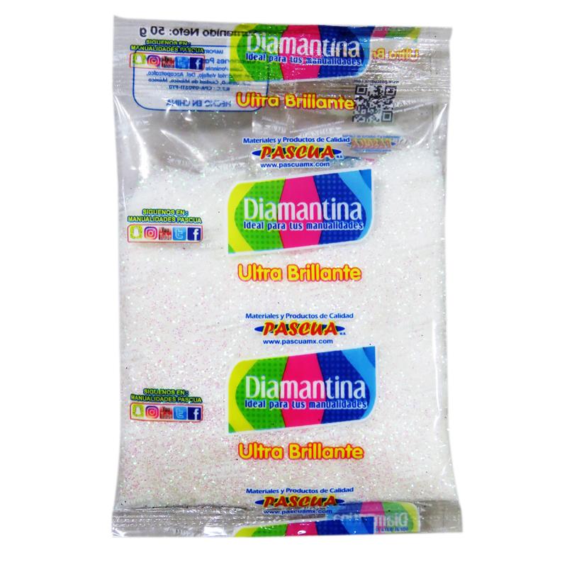 Diamantina Fina Iris Blanca 50 grs Pascua Megafumi