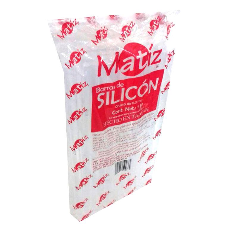 Silicon Barra Transparente Delgado 1kg Bolsa Matiz Megafumi