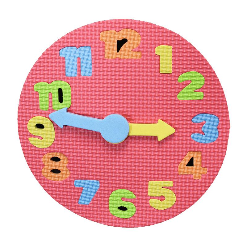 Rompecabezas Foamy Reloj 19 x 19 cm Clock Total School