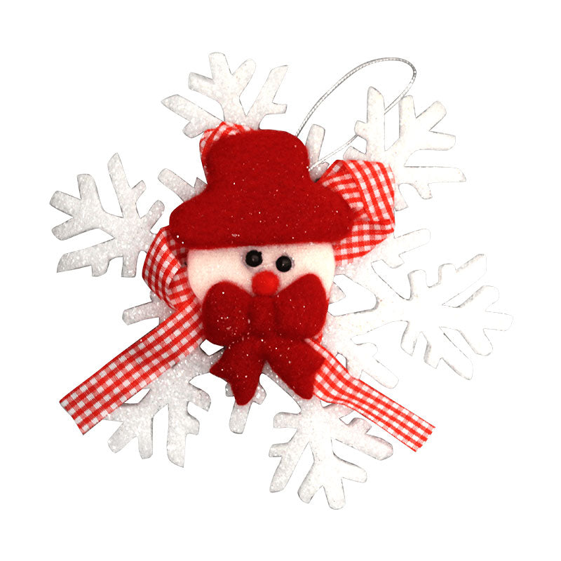 ADORNO NAV. COLGANTE  PERSONAJES SANTA C/COPO NIEVE ITRADE BOLSA AF02-001