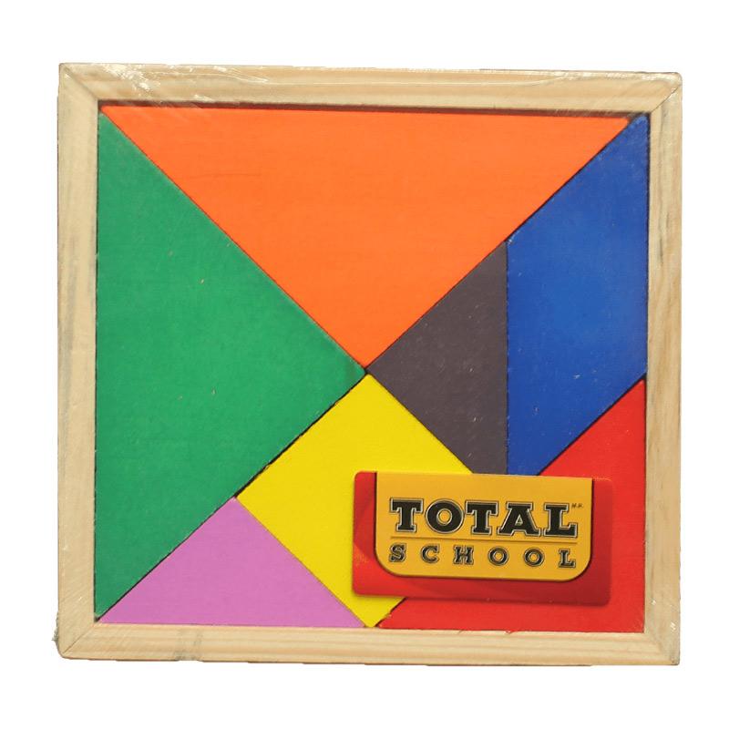 Tangrama Madera 15 x 15 cm Total School