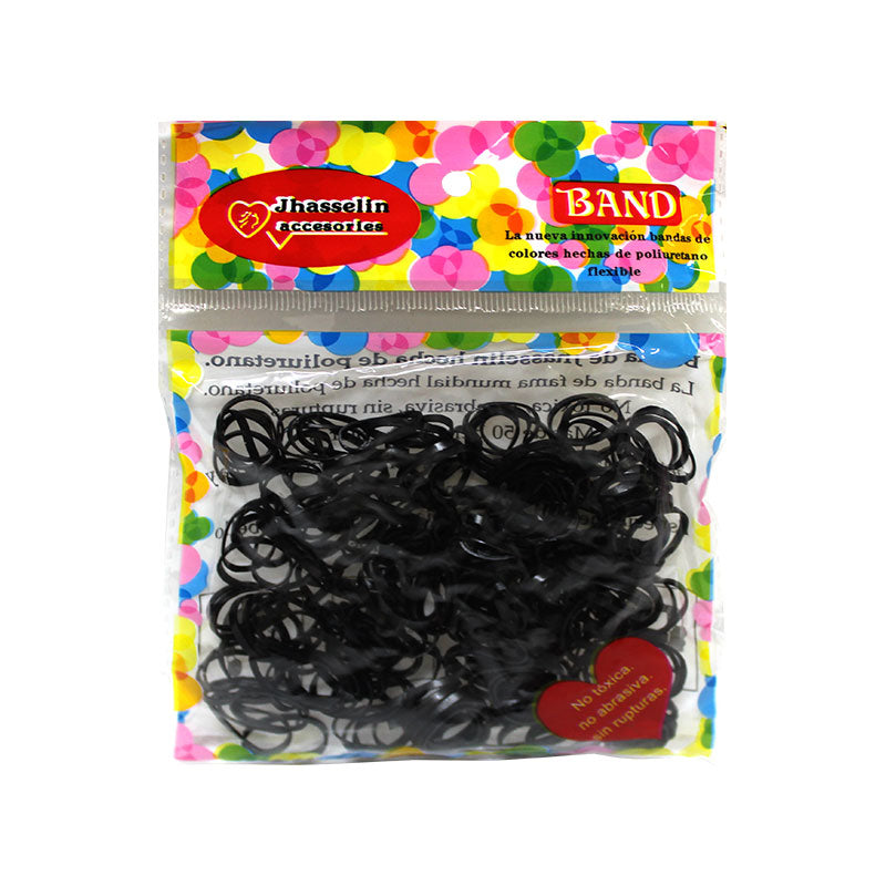 Ligas P/Cabello Negras Paquete/250 piezas ITrade